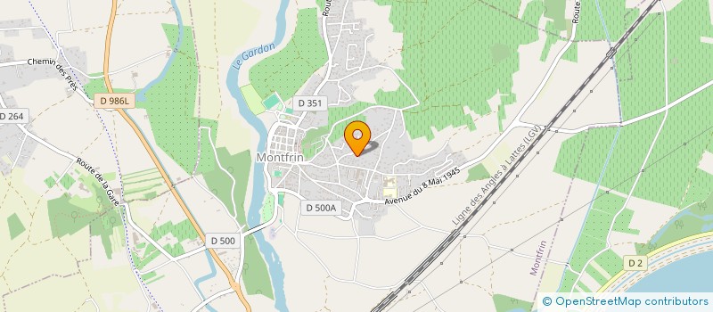 localisation de l'entreprise DOMAINE DE CESERAC  MONTFRIN