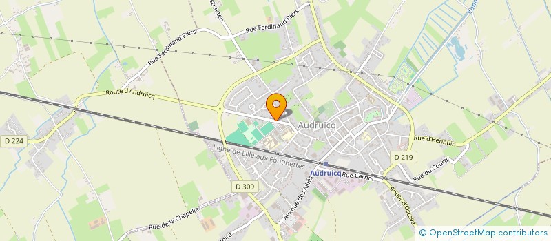 localisation de l'entreprise DOMAINE DE CHARLI  ZUTKERQUE