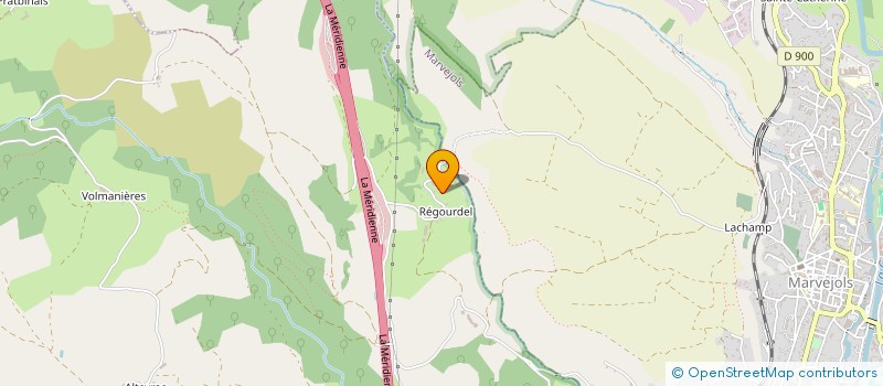 localisation de l'entreprise DOMAINE DE CHASSE DE LA BAUME  PRINSUEJOLS-MALBOUZON