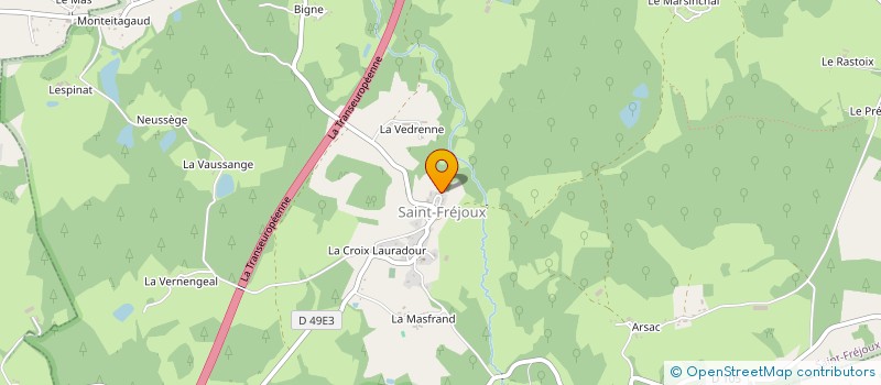 localisation de l'entreprise DOMAINE DE CHASSE DU MONT à LIGNAREIX