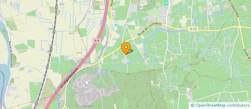 localisation de l'entreprise DOMAINE DE CHATEAUMAR  ORANGE