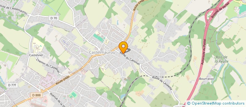 localisation de l'entreprise DOMAINE DE CHEVERY  CASTELMAUROU