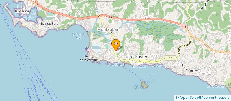 localisation de l'entreprise DOMAINE DE CHOISY à LE GOSIER