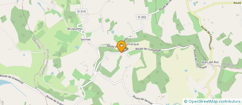 localisation de l'entreprise DOMAINE DE COMARQUE  CASTELMORON-SUR-LOT