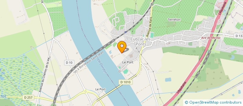 localisation de l'entreprise DOMAINE DE CONSEILLANT à CUBZAC-LES-PONTS