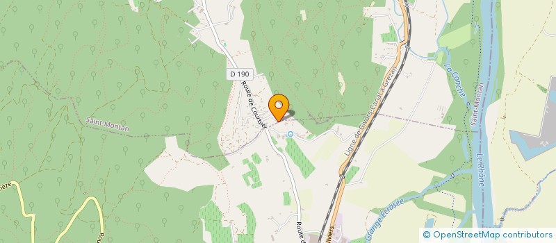 localisation de l'entreprise DOMAINE DE COUSIGNAC  BOURG-SAINT-ANDEOL