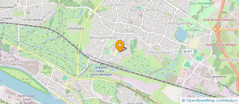 localisation de l'entreprise DOMAINE DE CUREMBOURG  SAINT-HERBLAIN