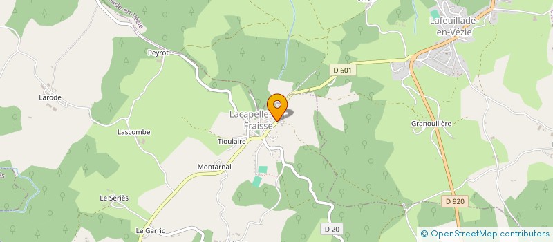 localisation de l'entreprise DOMAINE DE DIVES  MANZAC-SUR-VERN