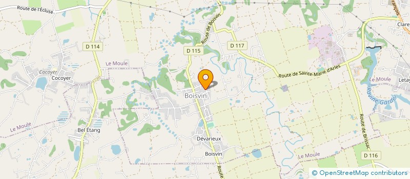 localisation de l'entreprise DOMAINE DE DUGAY à LE MOULE