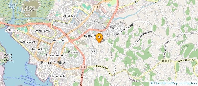 localisation de l'entreprise DOMAINE DE DUGAZON à LES ABYMES