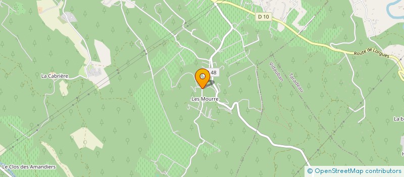 localisation de l'entreprise DOMAINE DE FAUVERIS  LORGUES