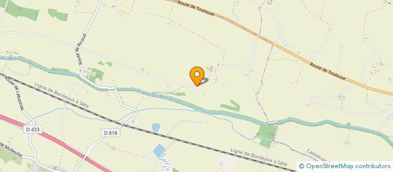 localisation de l'entreprise DOMAINE DE FERRABOUC  MAS-SAINTES-PUELLES