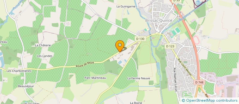 localisation de l'entreprise DOMAINE DE FESLE à BRISSAC LOIRE AUBANCE