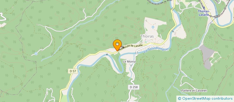 localisation de l'entreprise DOMAINE DE FILAMENT à THOIRAS