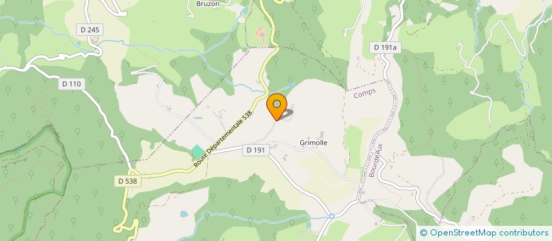 localisation de l'entreprise DOMAINE DE GAIA  COMPS