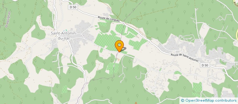 localisation de l'entreprise DOMAINE DE GAVAISSON  LORGUES