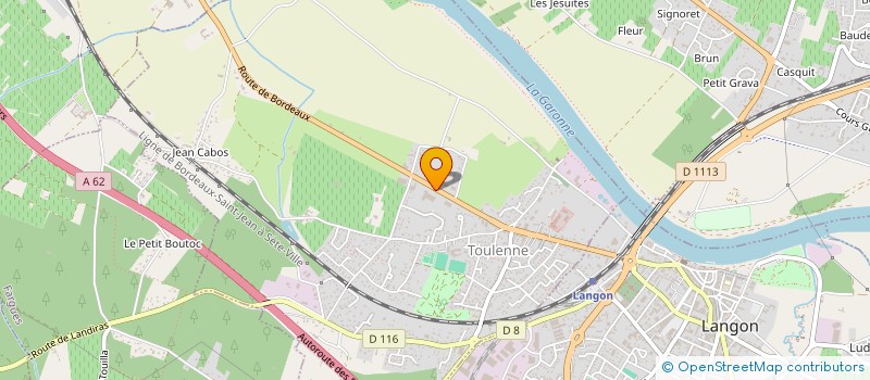 localisation de l'entreprise DOMAINE DE GAZETTE 2  TOULENNE