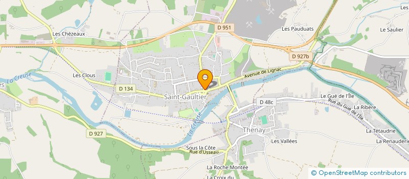 localisation de l'entreprise DOMAINE DE GRANDCHAMP à THENAY