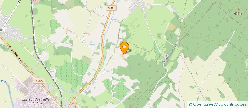 localisation de l'entreprise DOMAINE DE GRANGE FELIZOT  POLIGNY