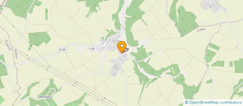 localisation de l'entreprise DOMAINE DE GRILLOT à COLLAN