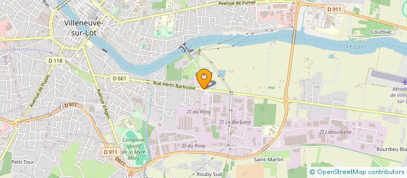 localisation de l'entreprise DOMAINE DE JACQUET  VILLENEUVE-SUR-LOT