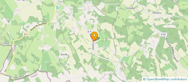 localisation de l'entreprise DOMAINE DE JANES  MAUROUX