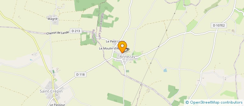 localisation de l'entreprise DOMAINE DE JOUVENCE  ANNEZAY