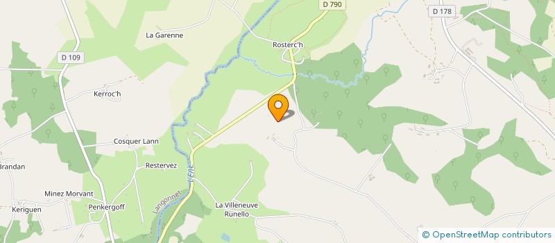 localisation de l'entreprise DOMAINE DE K - INCUBATEUR DE CREATIONS  PLOURAY