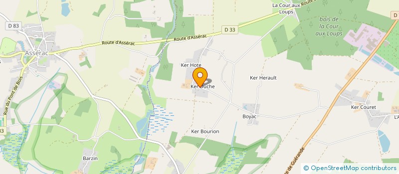 localisation de l'entreprise DOMAINE DE KENELM à HERBIGNAC