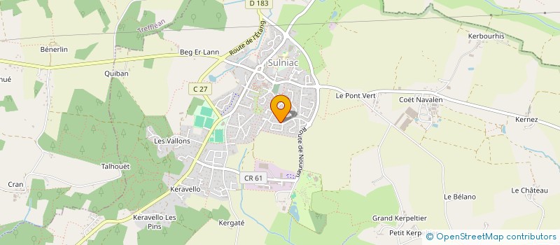 localisation de l'entreprise DOMAINE DE KERHALLEC  TREFFLEAN