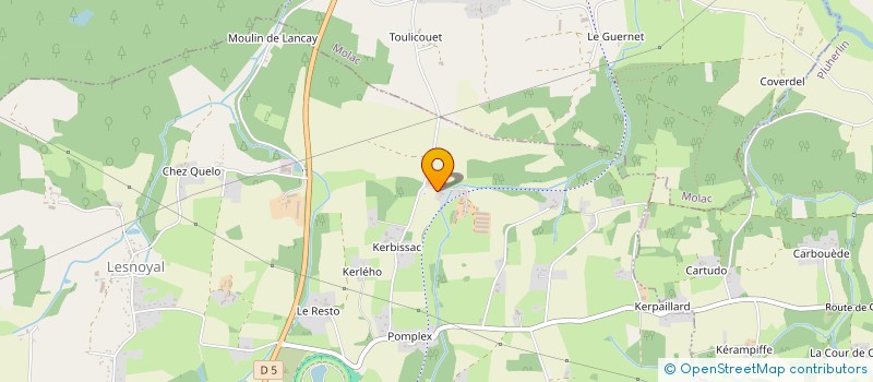 localisation de l'entreprise DOMAINE DE KERJUHEL à QUESTEMBERT