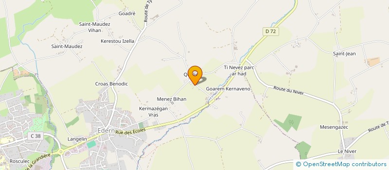 localisation de l'entreprise DOMAINE DE KERLYS  BRIEC