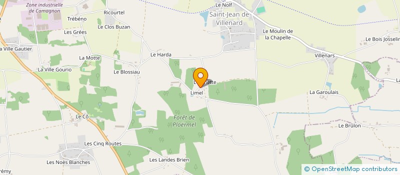 localisation de l'entreprise DOMAINE DE KERNANOU  PLOERMEL