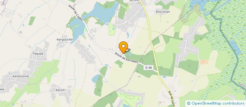 localisation de l'entreprise DOMAINE DE KERROBERT  GUERANDE