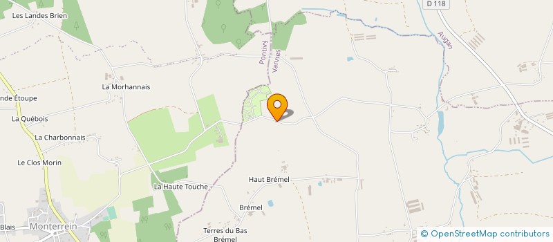 localisation de l'entreprise DOMAINE DE KERVALLON  CARO