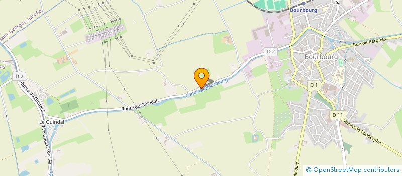 localisation de l'entreprise DOMAINE DE L'AA  BOURBOURG