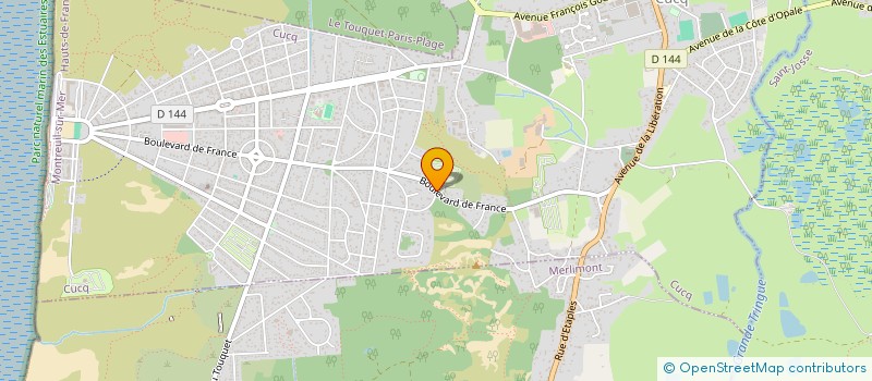 localisation de l'entreprise DOMAINE DE L ABRI COTIER  CUCQ