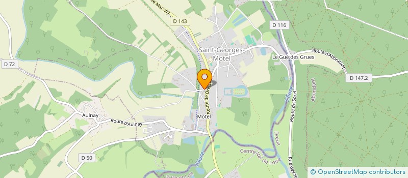 localisation de l'entreprise DOMAINE DE L'ARGILLIERE  SAINT-GEORGES-MOTEL