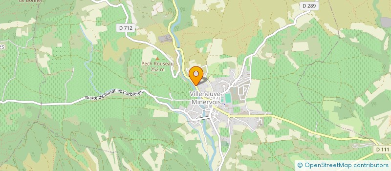 localisation de l'entreprise DOMAINE DE L'AVEN  VILLENEUVE-MINERVOIS