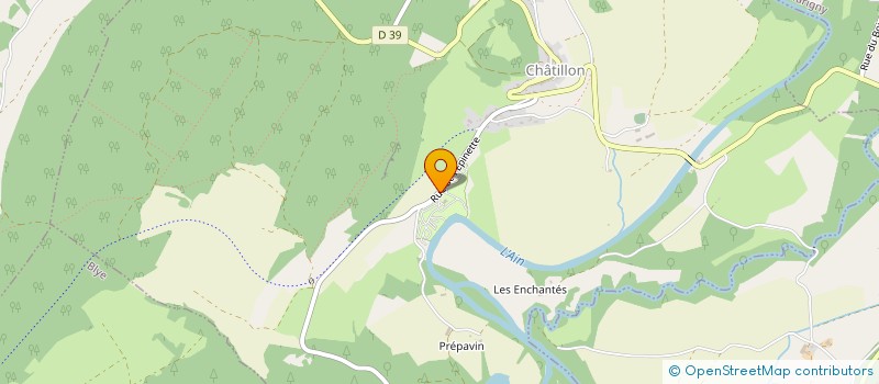 localisation de l'entreprise DOMAINE DE L'EPINETTE  CHATILLON