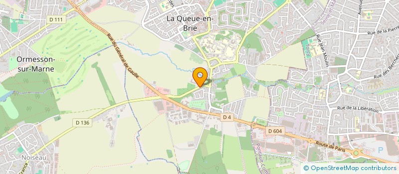 localisation de l'entreprise DOMAINE DE L'ERMITAGE  LA QUEUE-EN-BRIE