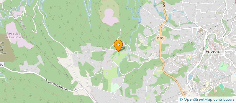 localisation de l'entreprise DOMAINE DE L'ESCALE FLEURIE  FUVEAU