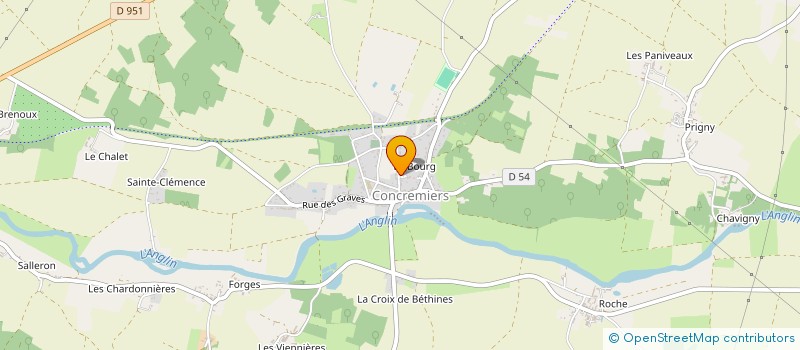 localisation de l'entreprise DOMAINE DE L ETAPE à LE BLANC