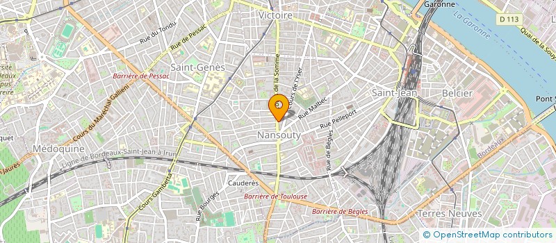 localisation de l'entreprise DOMAINE DE L'HERMITAGE EMMAUS GIRONDE  BORDEAUX