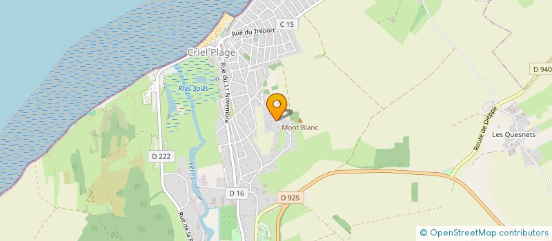 localisation de l'entreprise DOMAINE DE L OBSERVATOIRE  CRIEL-SUR-MER