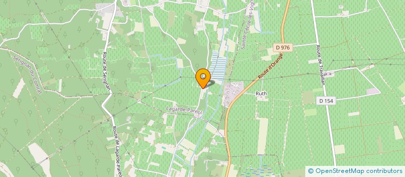 localisation de l'entreprise DOMAINE DE L'OPALINE  LAGARDE-PAREOL