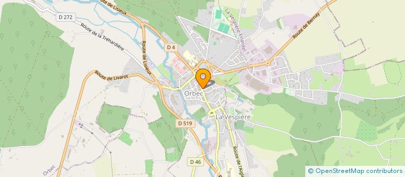 localisation de l'entreprise DOMAINE DE L'ORBIQUET  ORBEC