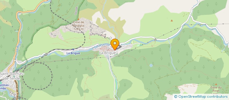 localisation de l'entreprise DOMAINE DE L'UBEIRA  LA BRIGUE