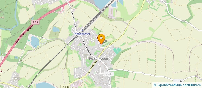 localisation de l'entreprise DOMAINE DE LA BERGERIE  RSCHWOOG