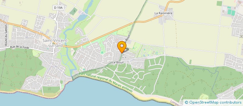 localisation de l'entreprise DOMAINE DE LA BRUNELLE  LONGEVILLE-SUR-MER